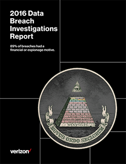 2016 Verizon Data Breach Report