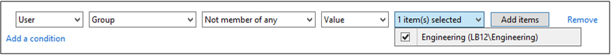 Add a Condition Unauthorized File Access